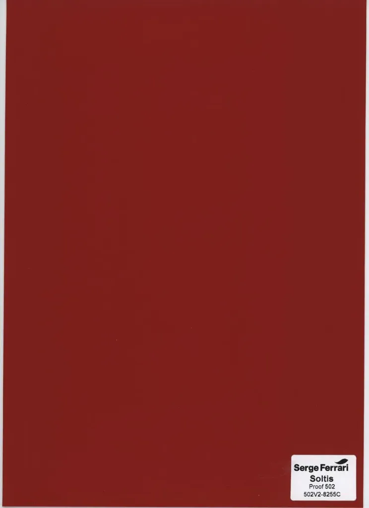 Soltis 502 Proof V3 8255C ROUGE 180cm Choix 1